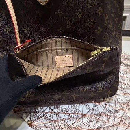 Louis Vuitton Original Monogram Canvas NEVERFULL 40156 Apricot