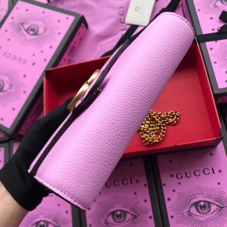 Gucci Calfskin Leather Shoulder Bag 401232 Pink