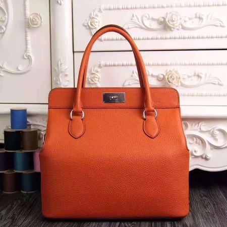 Hermes Toolbox Togo Bag Original Leather 3259 Orange