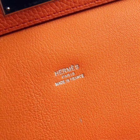 Hermes Toolbox Togo Bag Original Leather 3259 Orange