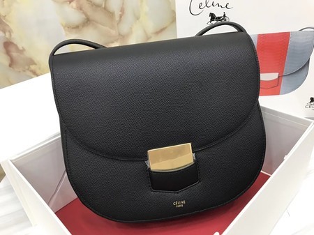 Celine Compact Trotteur Original Calfskin Leather 1269 Black