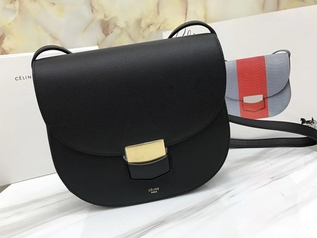 Celine Compact Trotteur Original Calfskin Leather 1269 Black