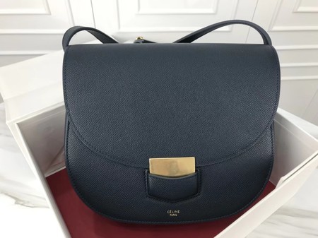 Celine Compact Trotteur Original Calfskin Leather 1269 Blue