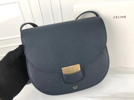 Celine Compact Trotteur Original Calfskin Leather 1269 Blue