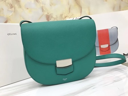 Celine Compact Trotteur Original Calfskin Leather 1269 Green