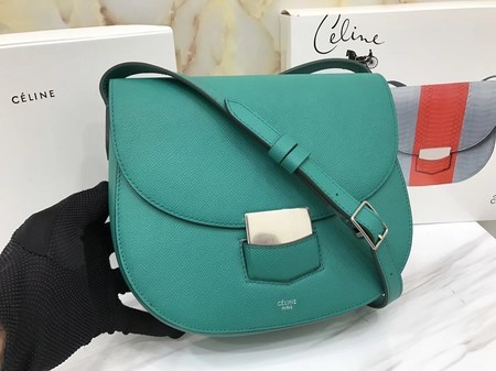 Celine Compact Trotteur Original Calfskin Leather 1269 Green