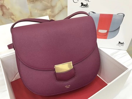 Celine Compact Trotteur Original Calfskin Leather 1269 Purple