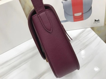 Celine Compact Trotteur Original Calfskin Leather 1269 Purple