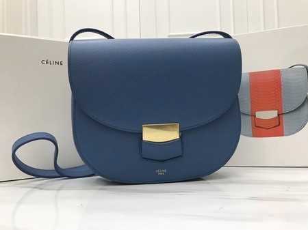 Celine Compact Trotteur Original Calfskin Leather 1269 Skyblue