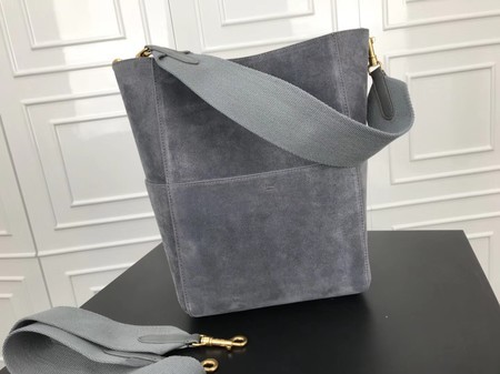 Celine SEAU SANGLE Cabas Bags Original Nubuck Leather 3369 Grey