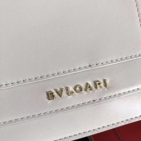 BVLGARI Forever Serpenti In Love Shoulder Bag Calfskin Leather BG90031 Offwhite