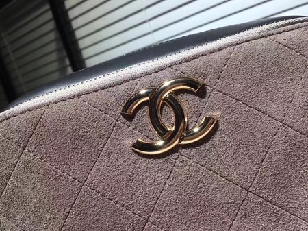 Chanel Calfskin Leather Shoulder Bag 56987 White&Purple