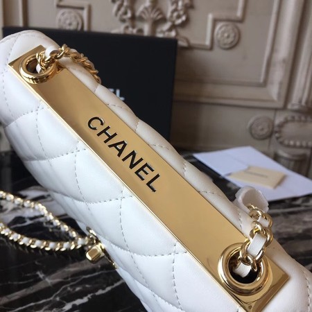 Chanel WOC Original Sheepskin Leather Shoulder Bag D33814 Offwhite