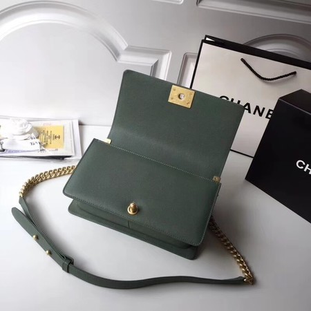 Boy Chanel Original Cannage Patterns Bag 67086 Green