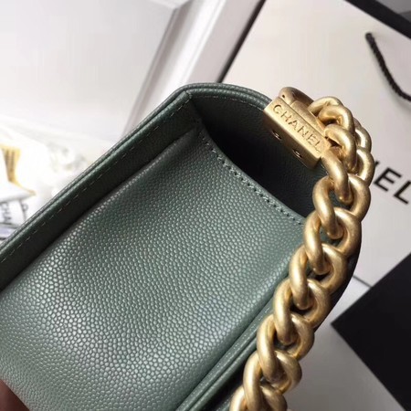 Boy Chanel Original Cannage Patterns Bag 67086 Green