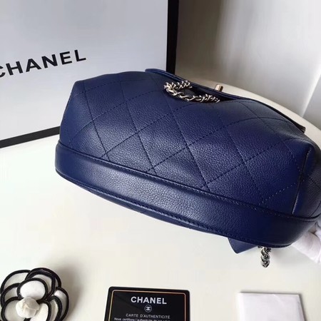 Chanel Backpack Original Cannage Patterns 5697 Blue