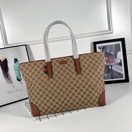 Gucci GG canvas shoulder bag 308928 apricot