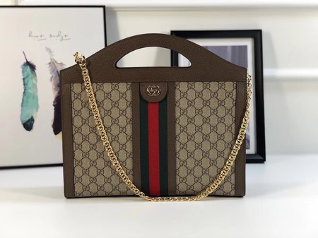 Gucci GG original canvas ophidia Tote Bag 512957 coffee