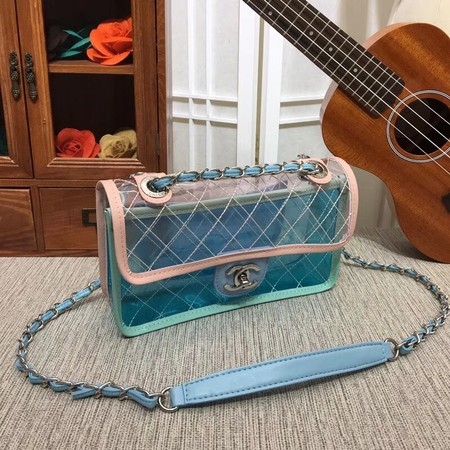 Chanel CC PVC flap bag 1112M Shoulder Bag blue