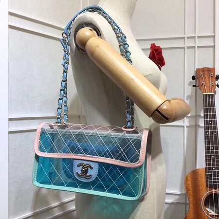 Chanel CC PVC flap bag 1112M Shoulder Bag blue