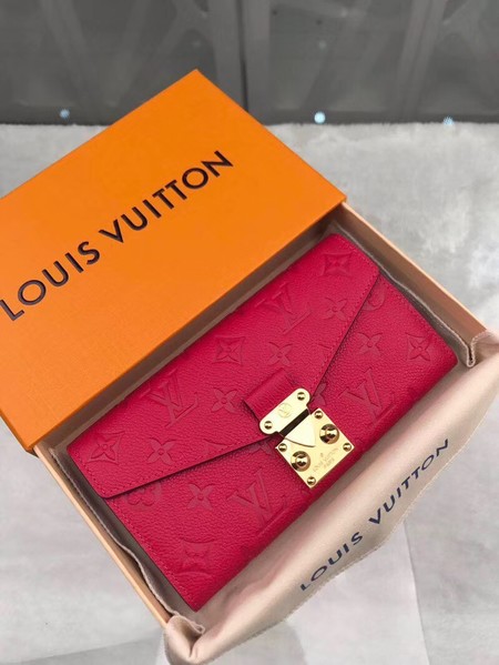 Louis Vuitton Monogram Empreinte PALLAS WALLET M62458 red