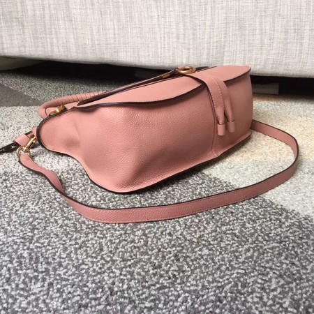 Chloe Marcie original Calfskin Leather Top Handle Bag 166320  pink