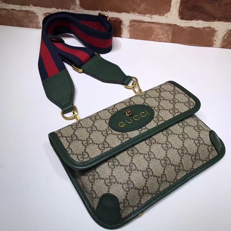 Gucci GG canvas supreme waist pack 489617 green