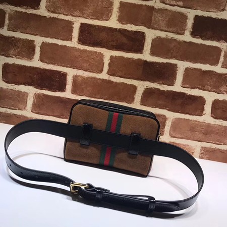 Gucci GG original Nubuck leather waist pack 517076 brown