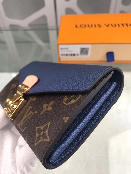 Louis Vuitton Monogram Canvas PALLAS WALLET M58414 Blue