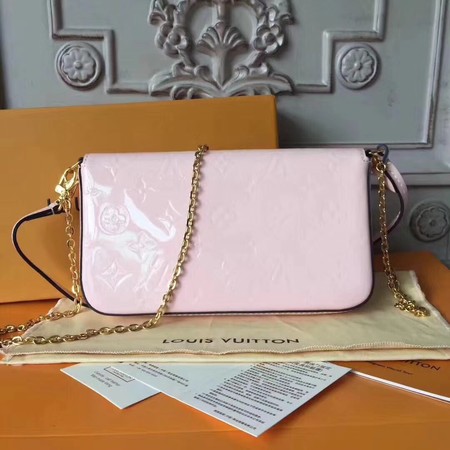 Louis Vuitton Original  Monogram Vernis Pochette Felicie GM M61267 pink