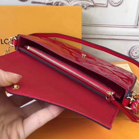 Louis Vuitton Monogram Vernis Pochette Felicie GM M61267 red