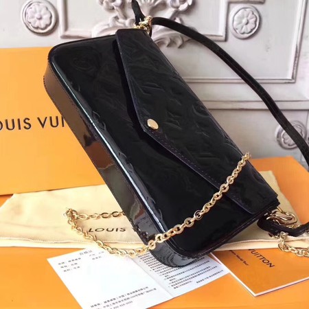 Louis Vuitton Original Monogram Vernis POCHETTE FELICIE 61276 black