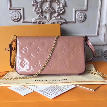 Louis Vuitton Original Monogram Vernis POCHETTE FELICIE 61276 pink