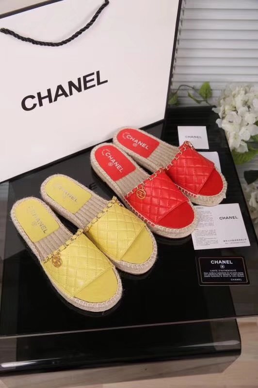 Chanel Slippers CH2283TZ red