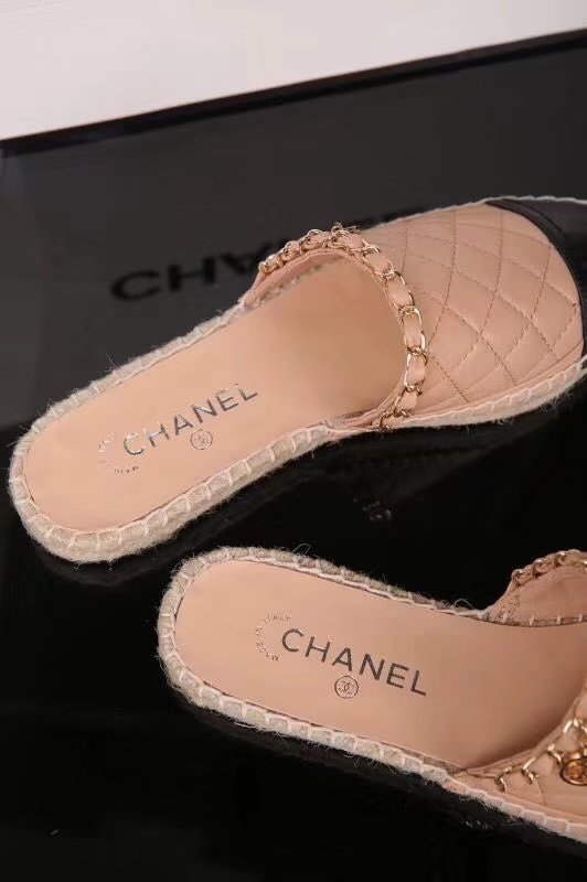 Chanel Slippers CH2284TZ Apricot