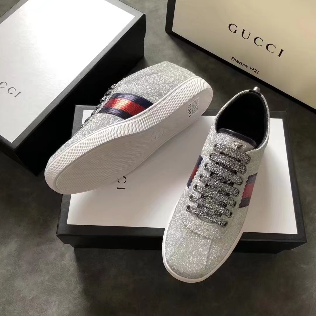 Gucci women shoes GG1302H silver