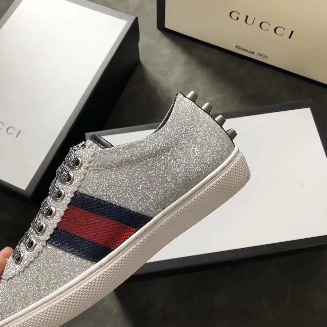 Gucci women shoes GG1302H silver