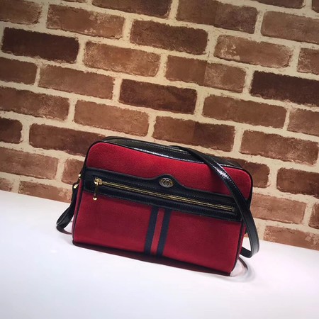 Gucci GG original Nubuck leather Shoulder Bag 517080 red