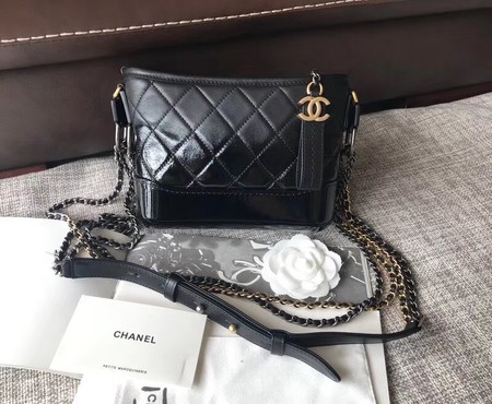 Chanel Gabrielle Original Cowhide Leather Shoulder Bag A93841 black