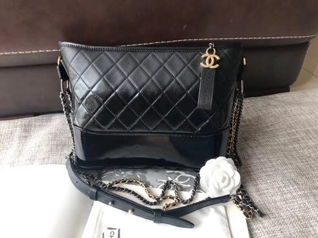 Chanel Gabrielle Original Cowhide Leather Shoulder Bag A93842 black