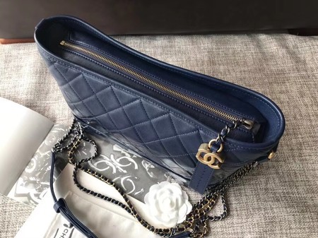 Chanel Gabrielle Original Cowhide Leather Shoulder Bag A93842 blue