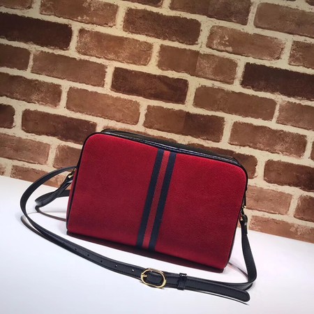 Gucci GG original Nubuck leather Shoulder Bag 517080 red