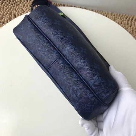 Louis Vuitton Original Monogram Canvas Original MESSENGER M43843 blue