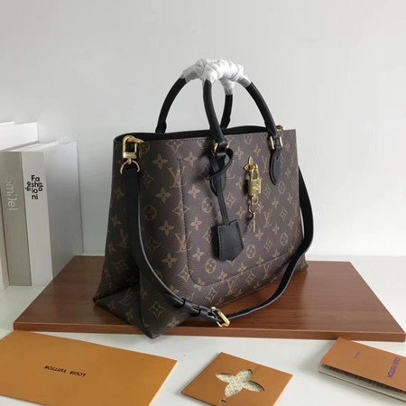 Louis vuitton original Monogram Canvas Original TOTE FLEUR 43551 black