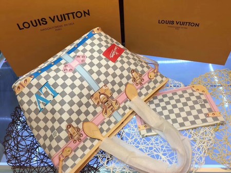 Louis Vuitton Damier Azur Canvas neverfull M40156