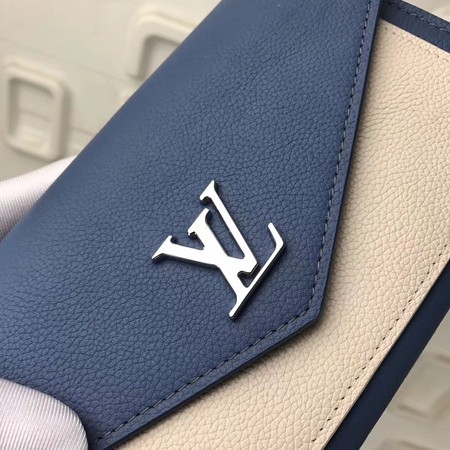 Louis Vuitton Monogram Empreinte Wallet M62544 blue