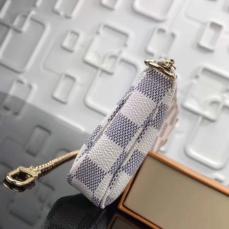 Louis Vuitton Original Damier Azur Canvas MINI POCHETTE ACCESSORIES N58009