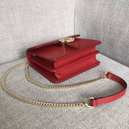 Gucci GG Marmont Leather Shoulder Bag 510304 red