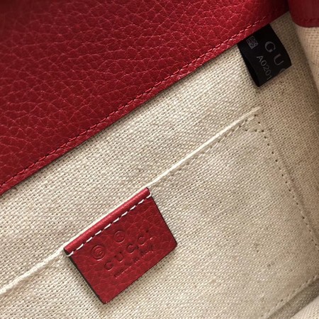 Gucci GG Marmont Leather Shoulder Bag 510304 red