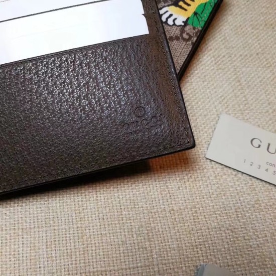 Gucci GG Supreme Canvas Wallet 451465 Tiger brown